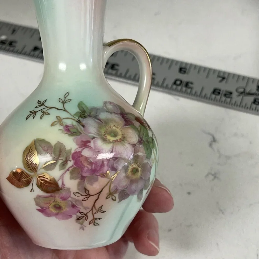 Vintage Schumann Arzberg Bavaria Germany Porcelain Hand Painted Pitcher 4 1/4” - Picture 16 of 16
